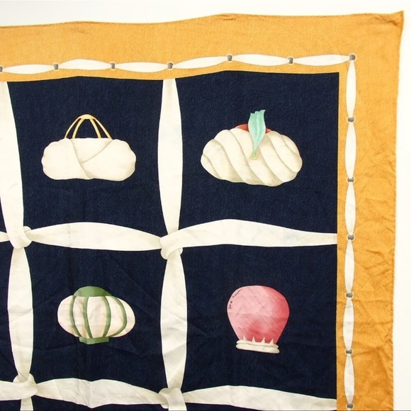 AUTH BVLGARI Silk Scarf - Picture 3 of 7